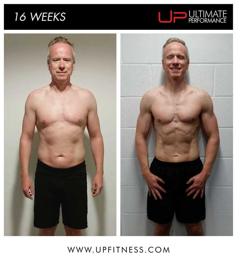 Adrian 16 week fat loss results - front