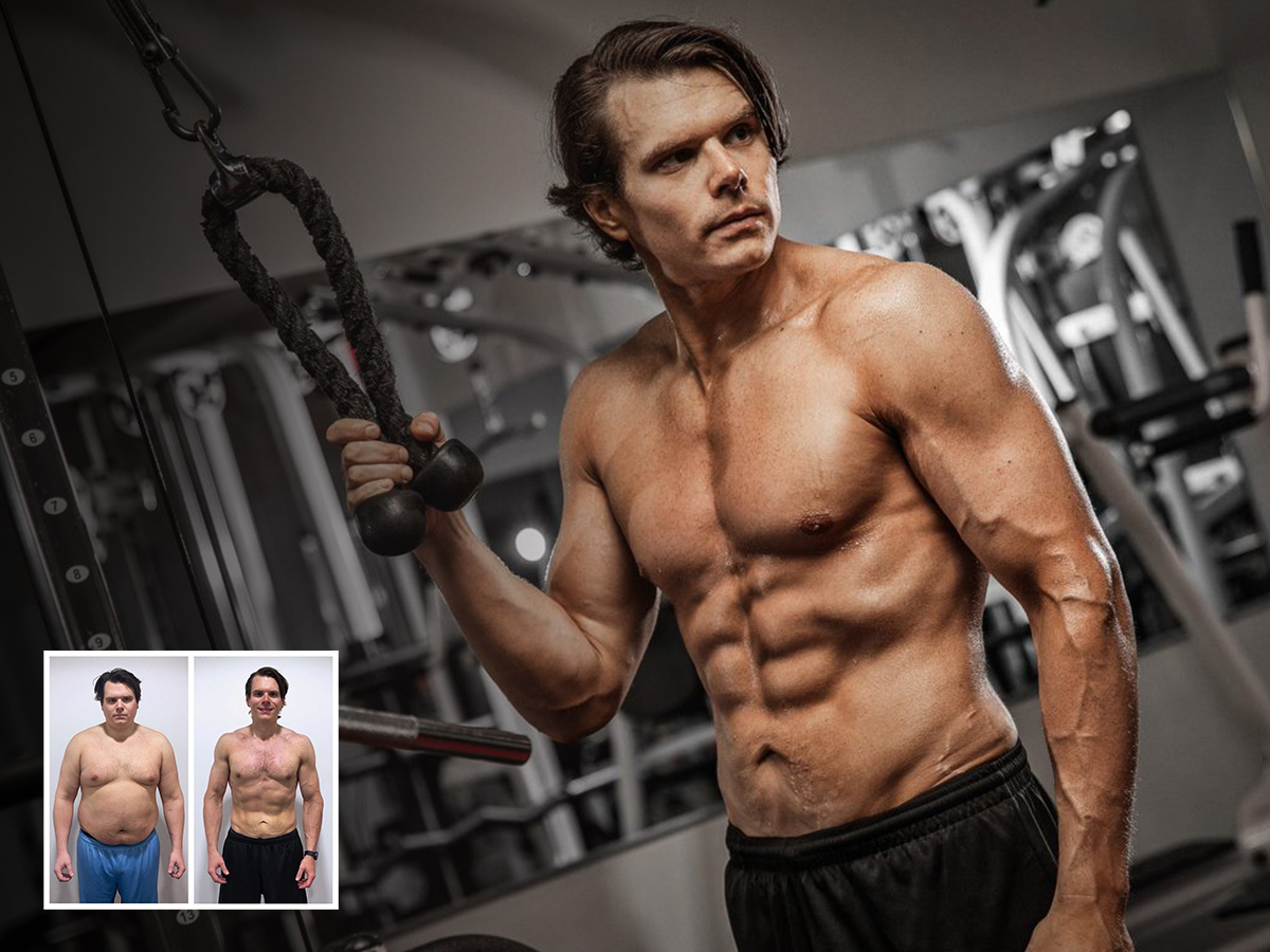 Dan's weight loss transformation 